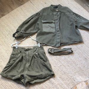 Zara olive green set